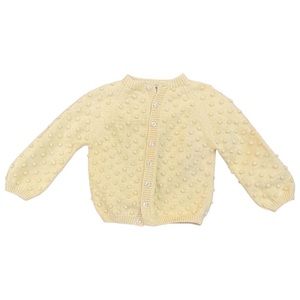 GUG Misha & Puff Popcorn Cardigan in banana 🍌 size 6/7